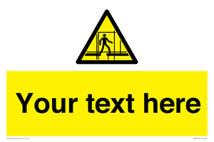 Custom Scaffold Incomplete Sign